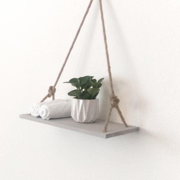 Boho Rope Hanging Shelf - Picture 6 of 10